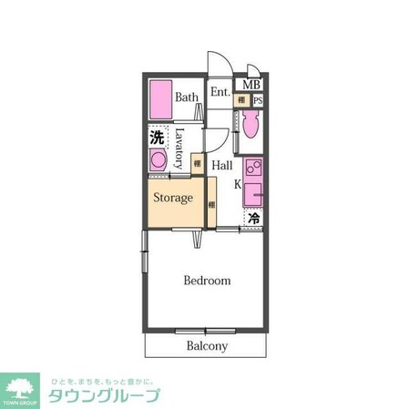 カリヨンの物件間取画像